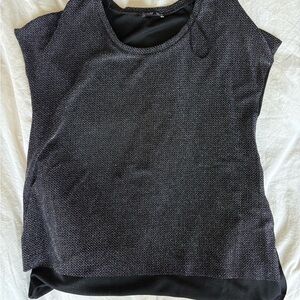 Zara Gray Boxy Muscle Tee